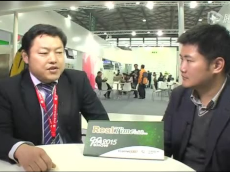 深圳電子展上劉總接受《印刷電路信息》記者采訪(fǎng)